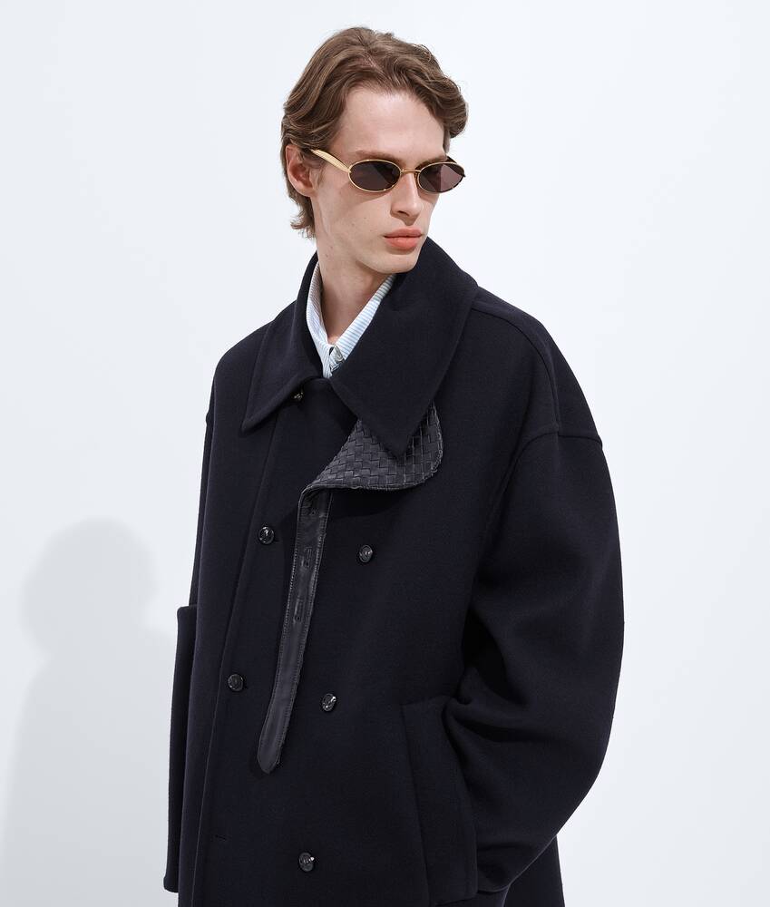BOTTEGA VENETA 双层山羊绒卡班大衣