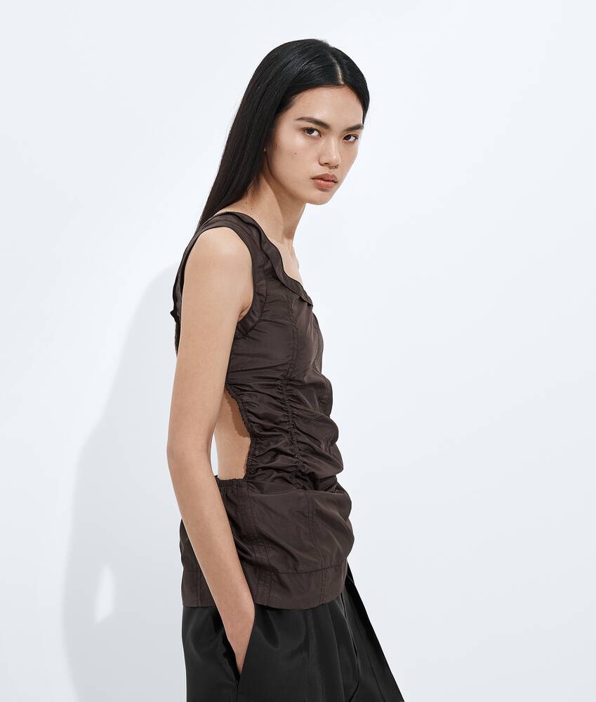 BOTTEGA VENETA 水洗桑蚕丝塔夫绸上衣