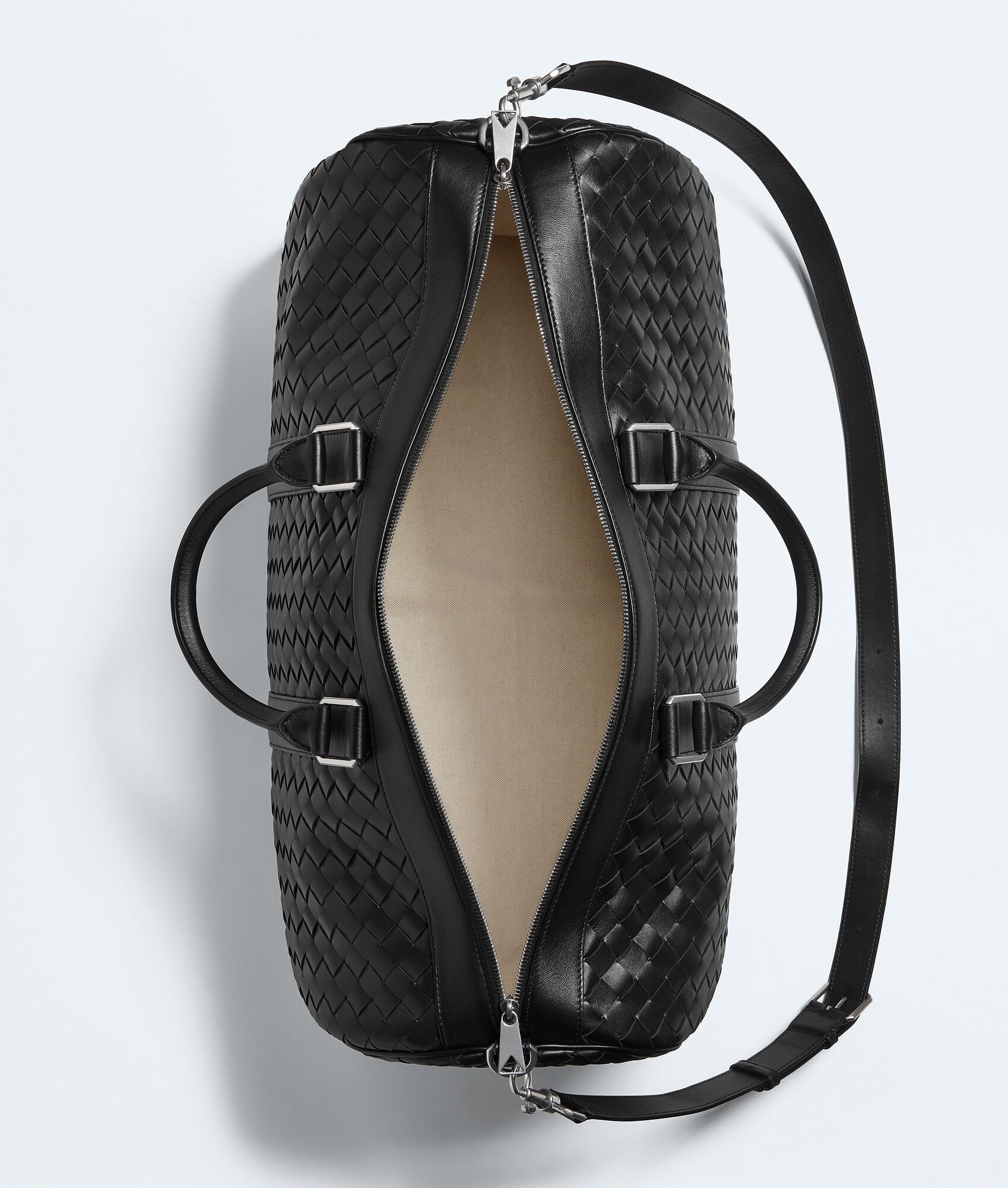 BOTTEGA VENETA Intrecciato编织登机旅行包