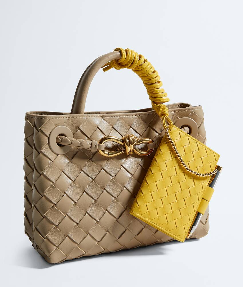 BOTTEGA VENETA Intrecciato Piccolo编织铅笔造型开合证件卡包