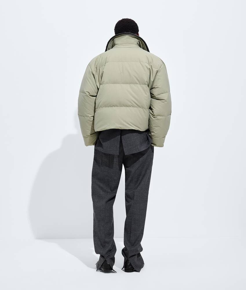 BOTTEGA VENETA 棉质配尼龙斜纹羽绒夹克