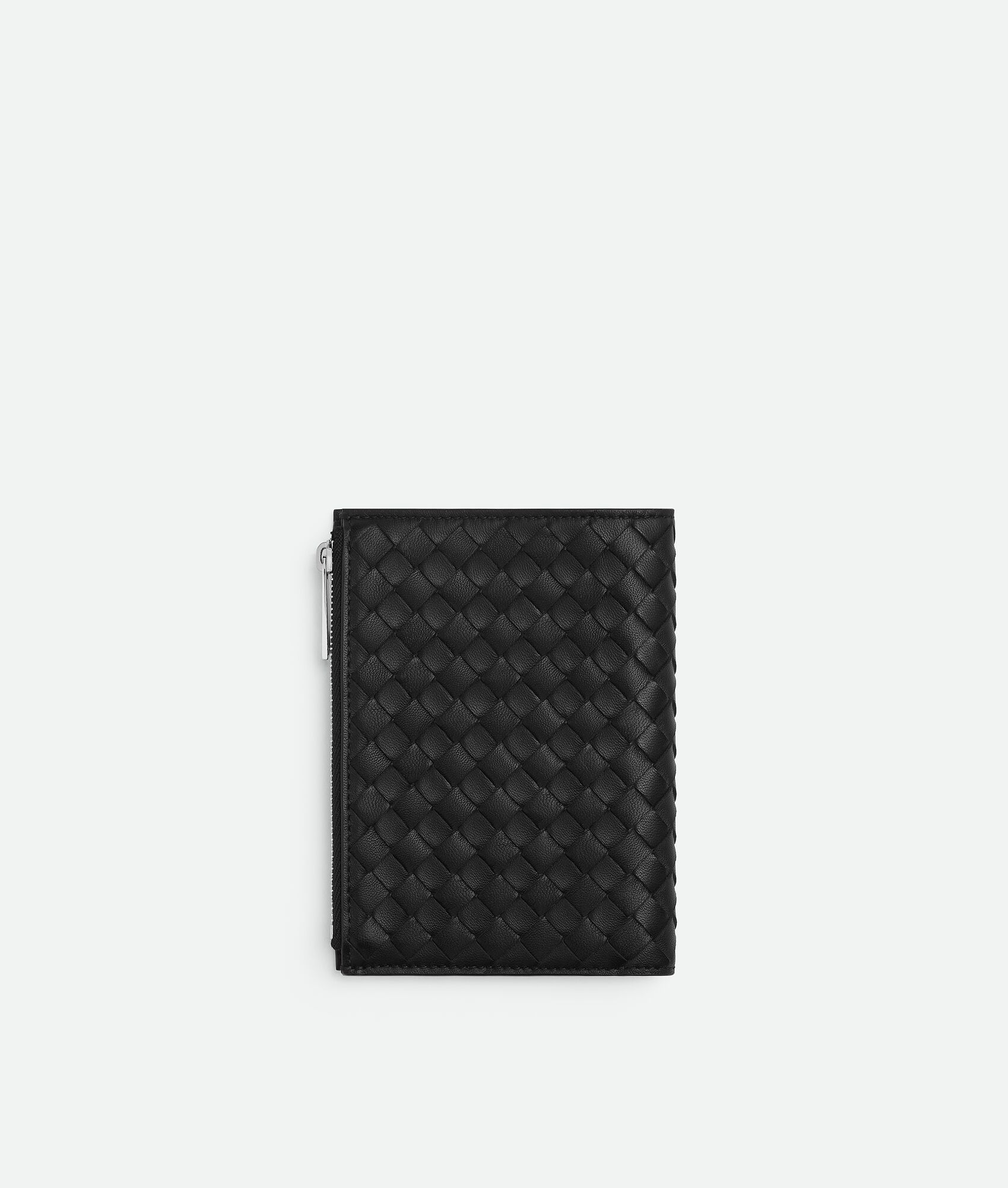BOTTEGA VENETA Intrecciato Piccolo编织拉链护照夹