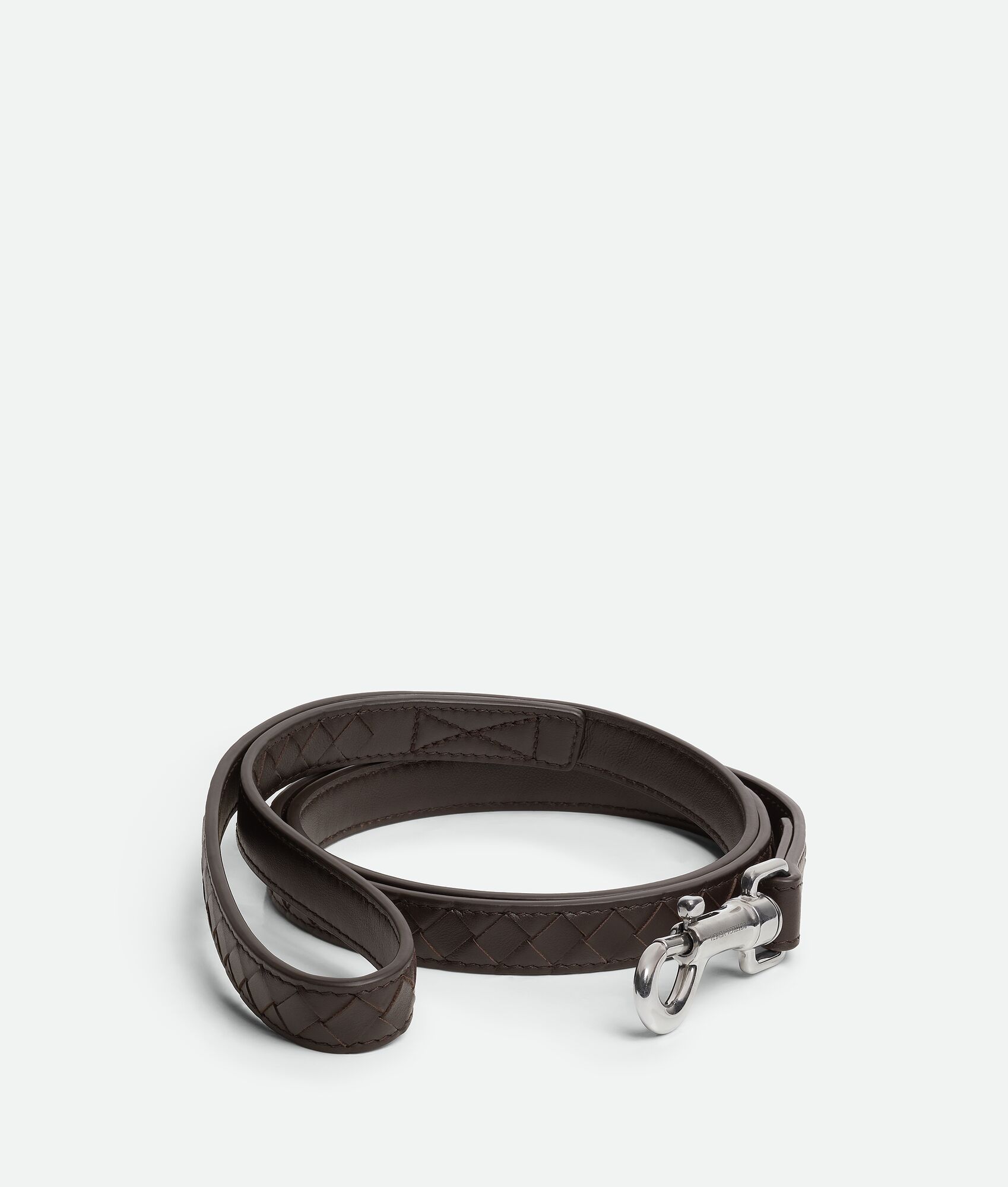 BOTTEGA VENETA 小号Intrecciato编织宠物狗牵引绳