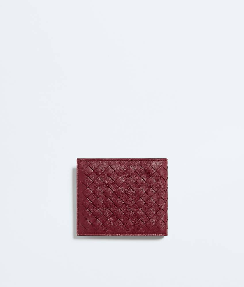 BOTTEGA VENETA  编织菌丝纤维双折钱包