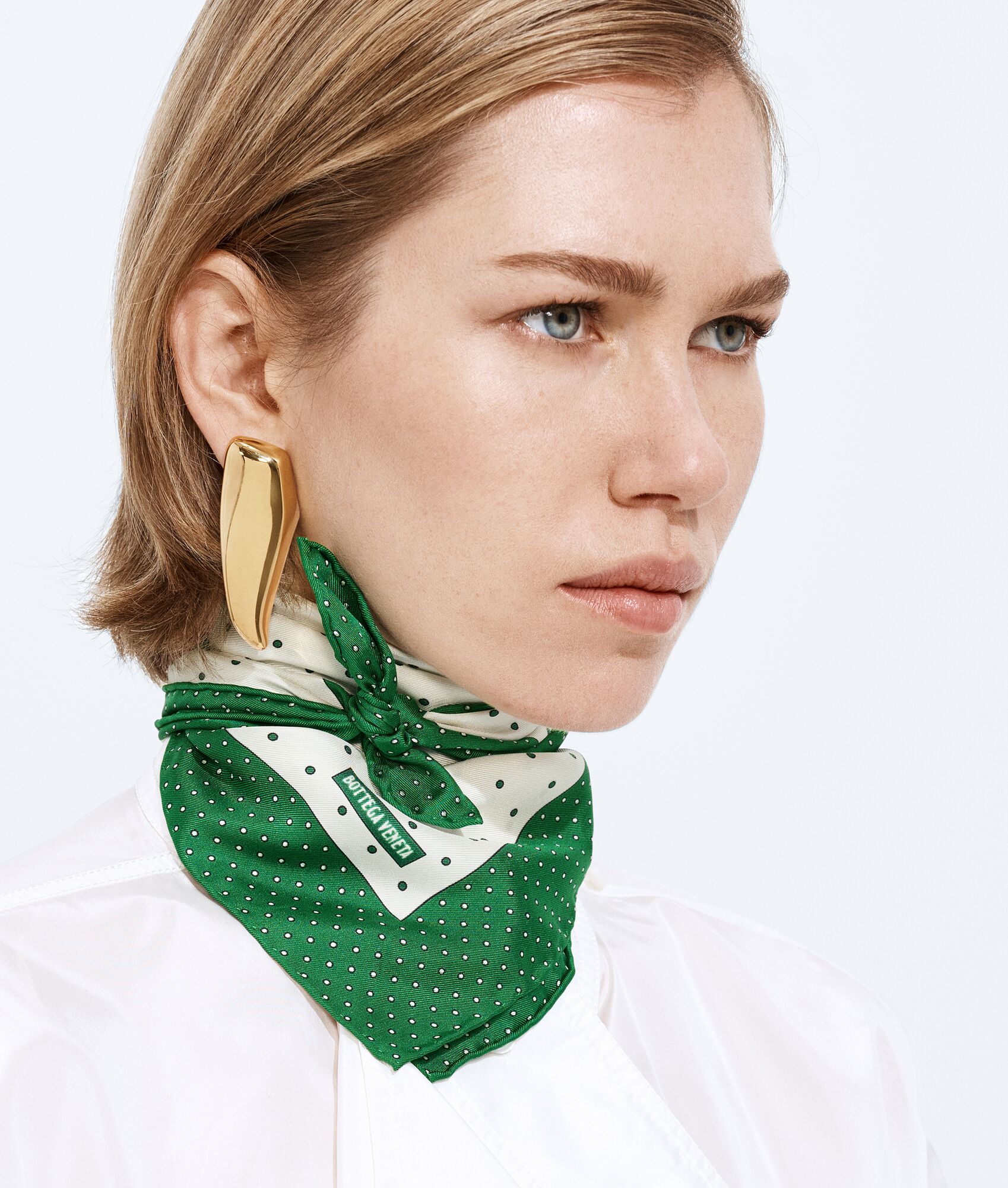 BOTTEGA VENETA 桑蚕丝斜纹方巾