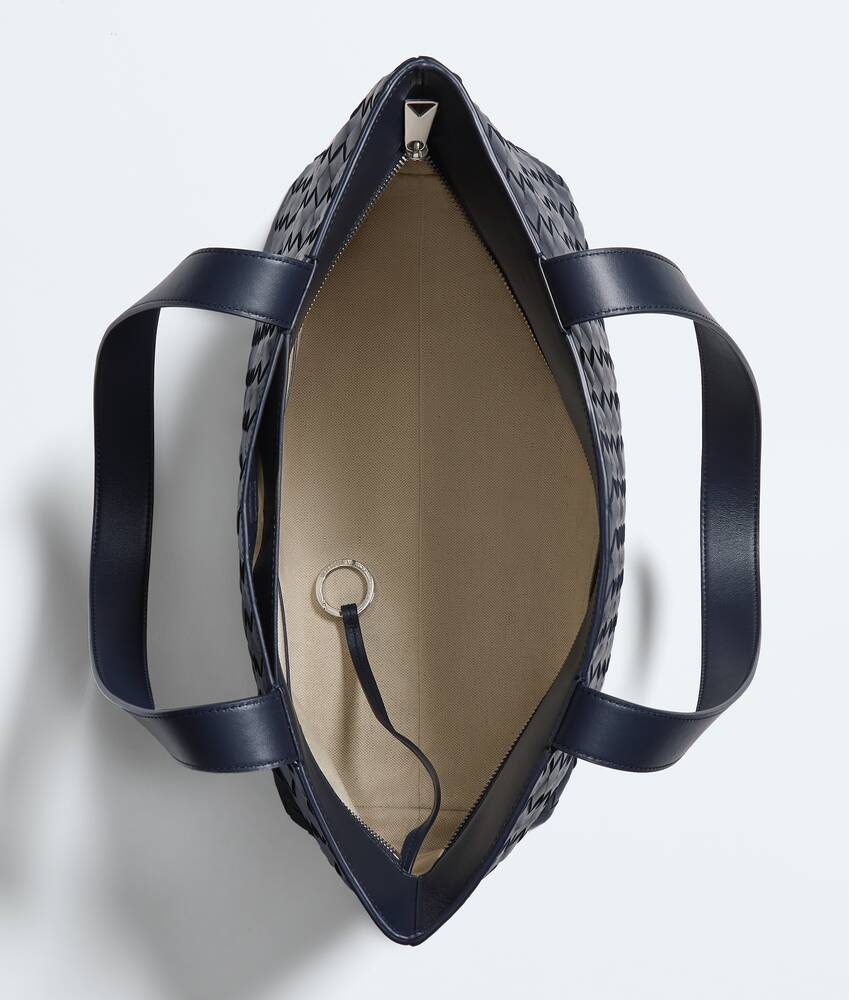 BOTTEGA VENETA 小号Intrecciato编织拉链托特手袋