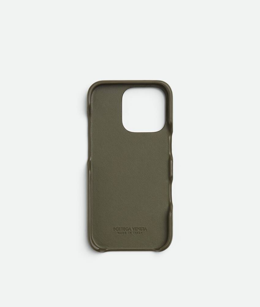 BOTTEGA VENETA Intrecciato编织iPhone 16 Pro手机壳