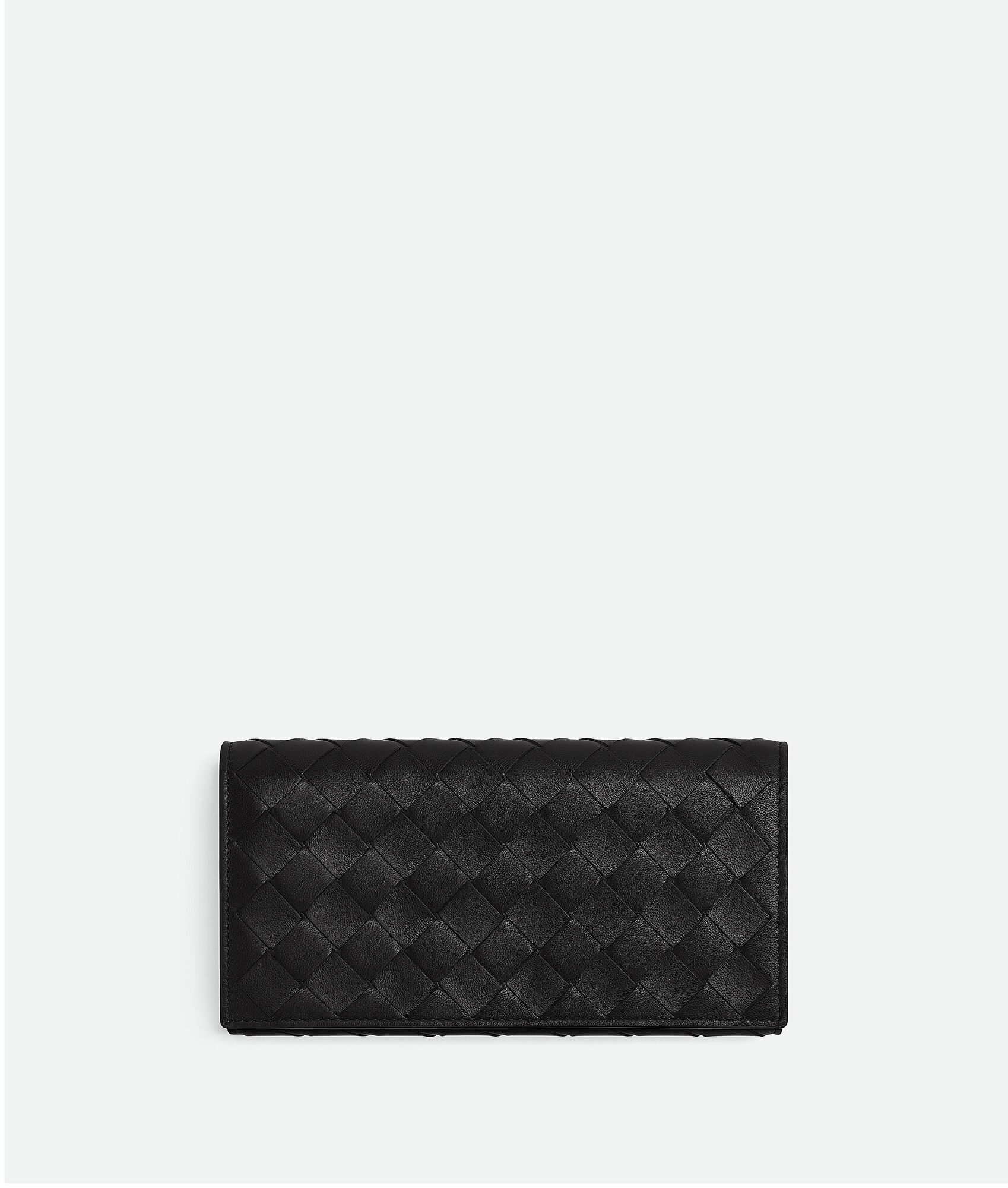 BOTTEGA VENETA Intrecciato编织大号翻盖钱包