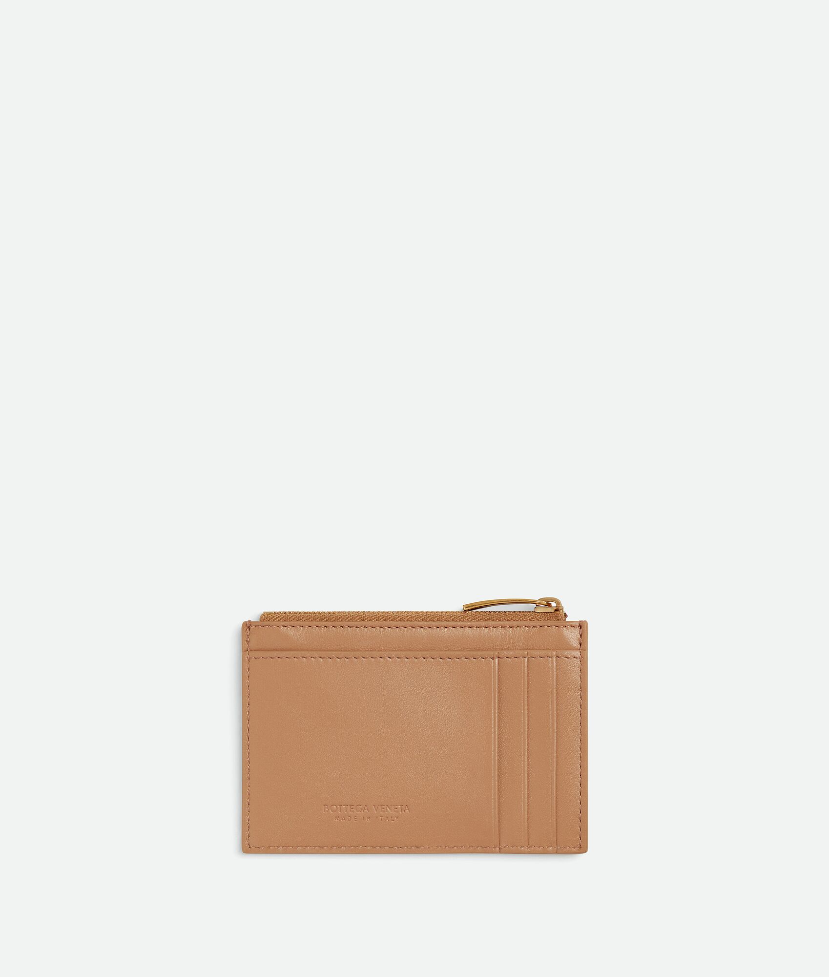 BOTTEGA VENETA Intrecciato编织拉链卡包