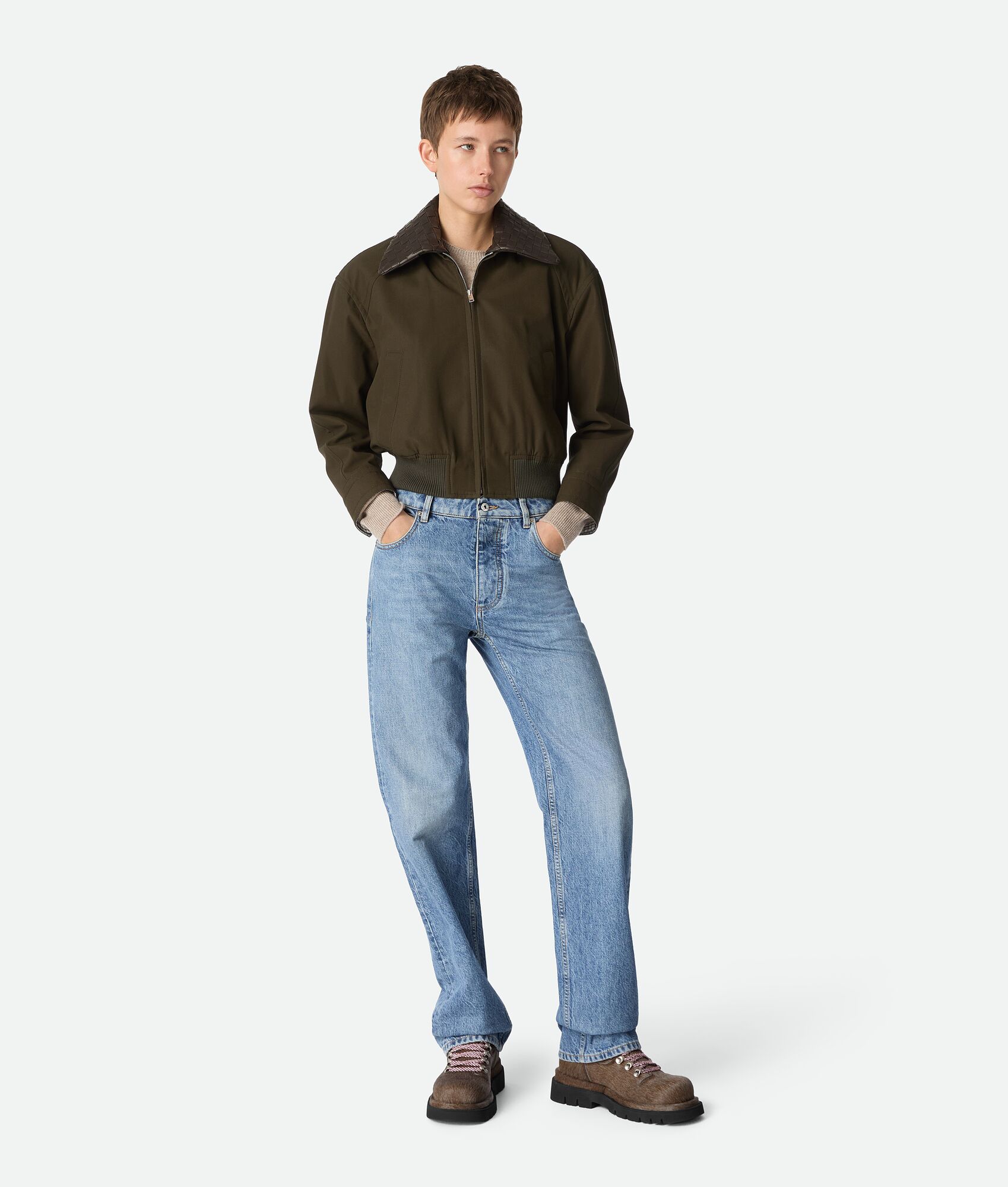 BOTTEGA VENETA 女士Lug登山踝靴