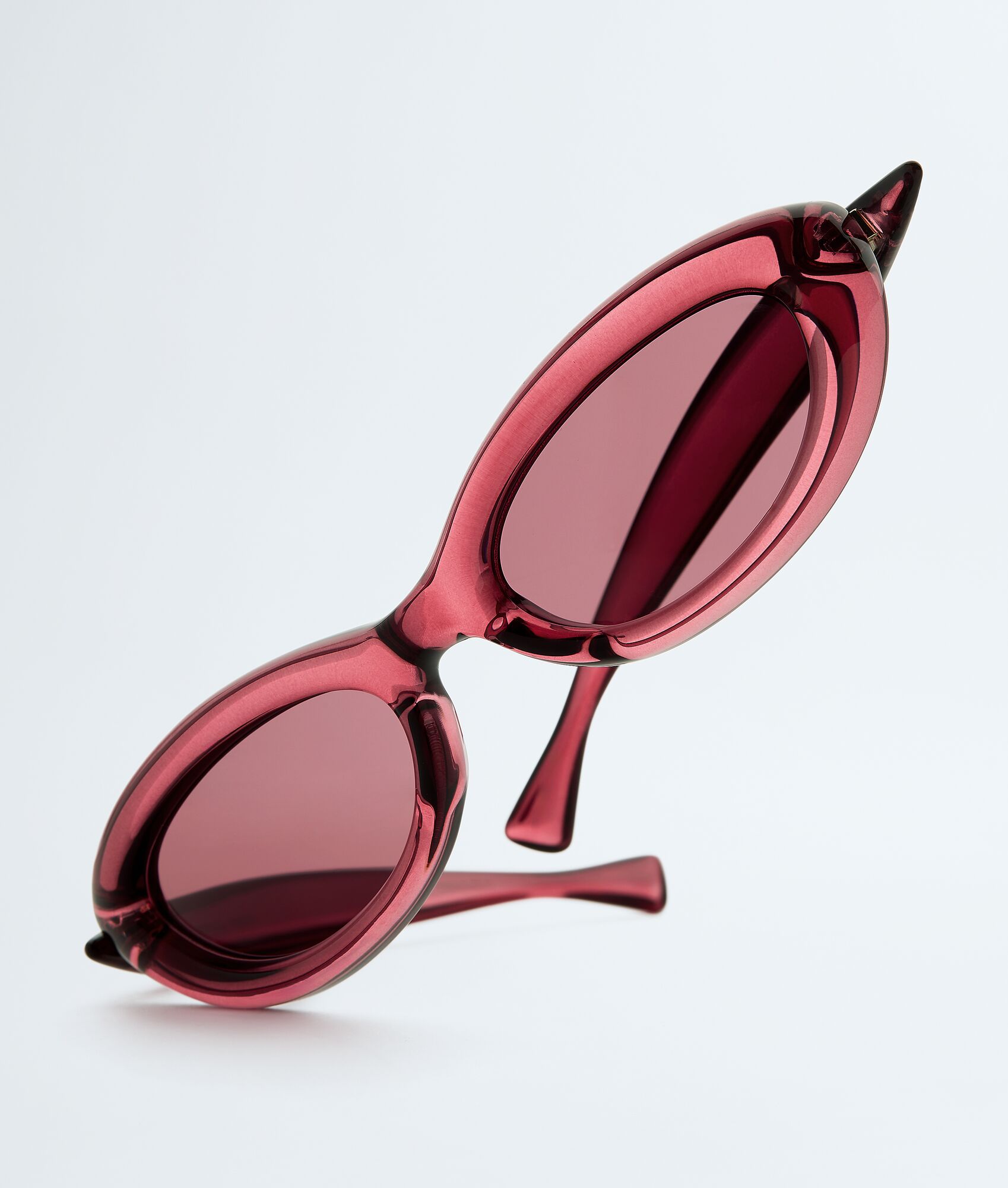 BOTTEGA VENETA Sardine椭圆形太阳眼镜