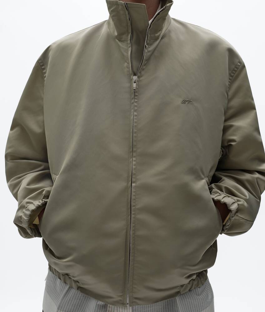 BOTTEGA VENETA 丝缎质感尼龙束腰夹克