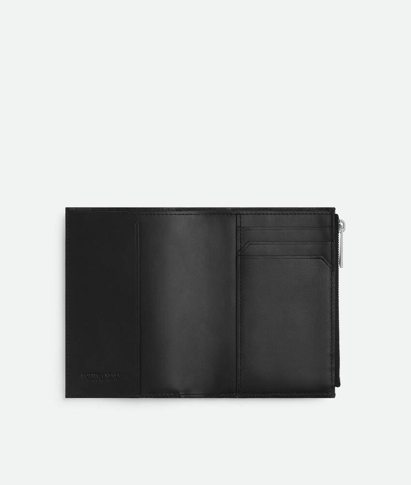 BOTTEGA VENETA Intrecciato Piccolo编织拉链护照夹