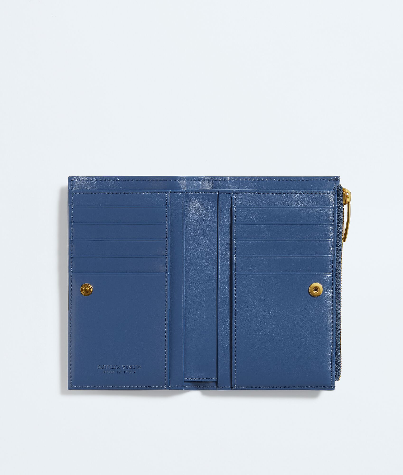 BOTTEGA VENETA 中号Intrecciato编织双折钱包