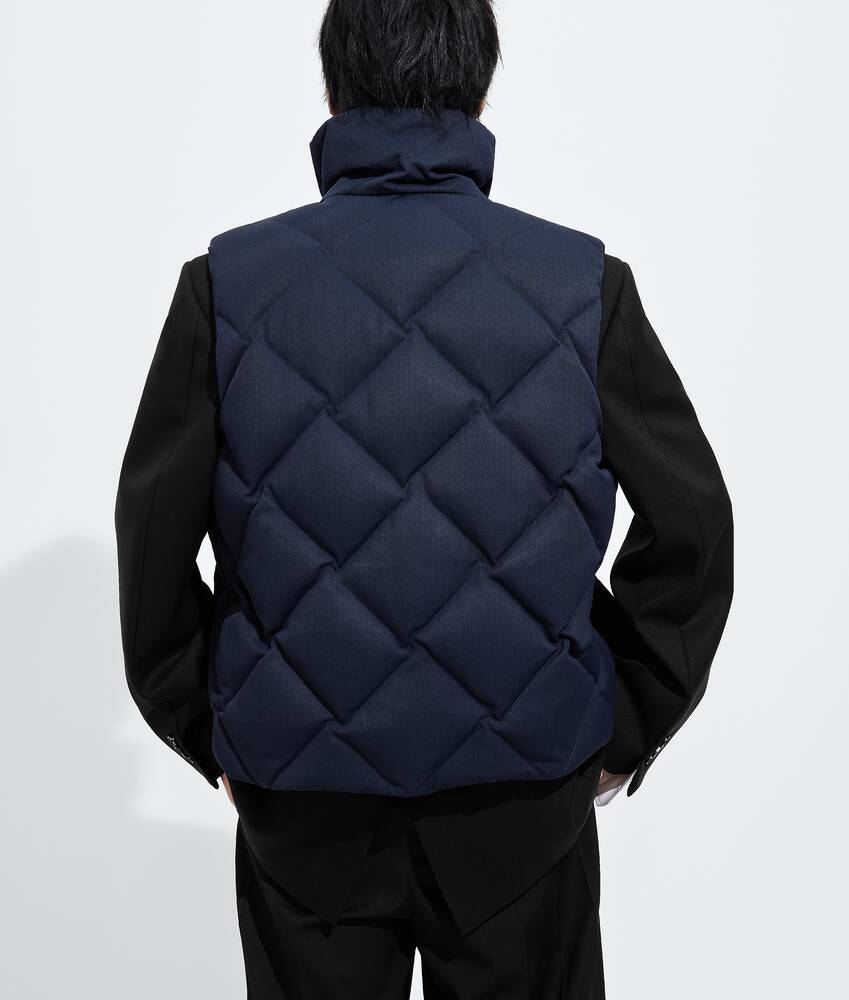 BOTTEGA VENETA 尼龙配棉质绗缝马甲