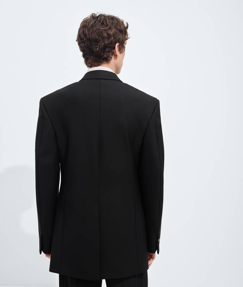 BOTTEGA VENETA 羊毛配马海毛华达呢夹克