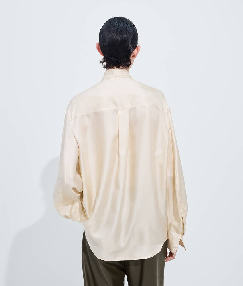 BOTTEGA VENETA 桑蚕丝斜纹衬衫