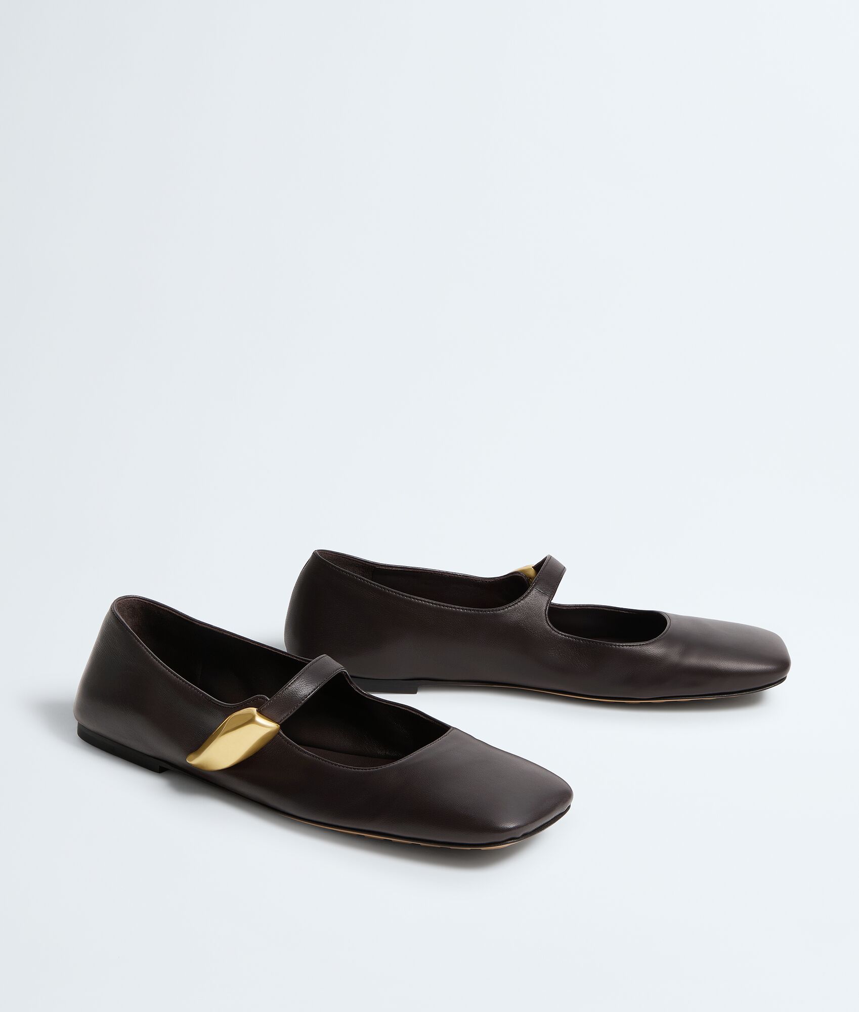 BOTTEGA VENETA 女士Charlotte玛丽珍平底芭蕾舞鞋