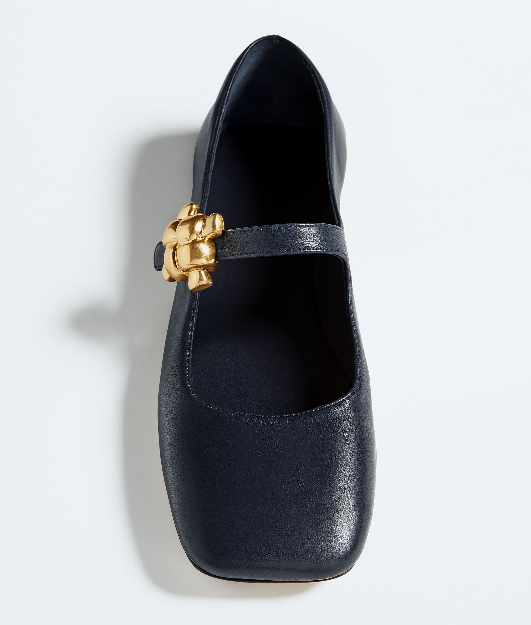 BOTTEGA VENETA 女士Charlotte玛丽珍平底芭蕾舞鞋