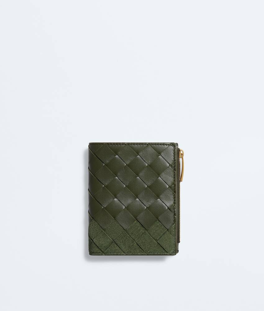 BOTTEGA VENETA 小号Intrecciato编织双折钱包