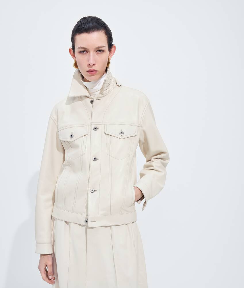 BOTTEGA VENETA 半亮面皮革夹克