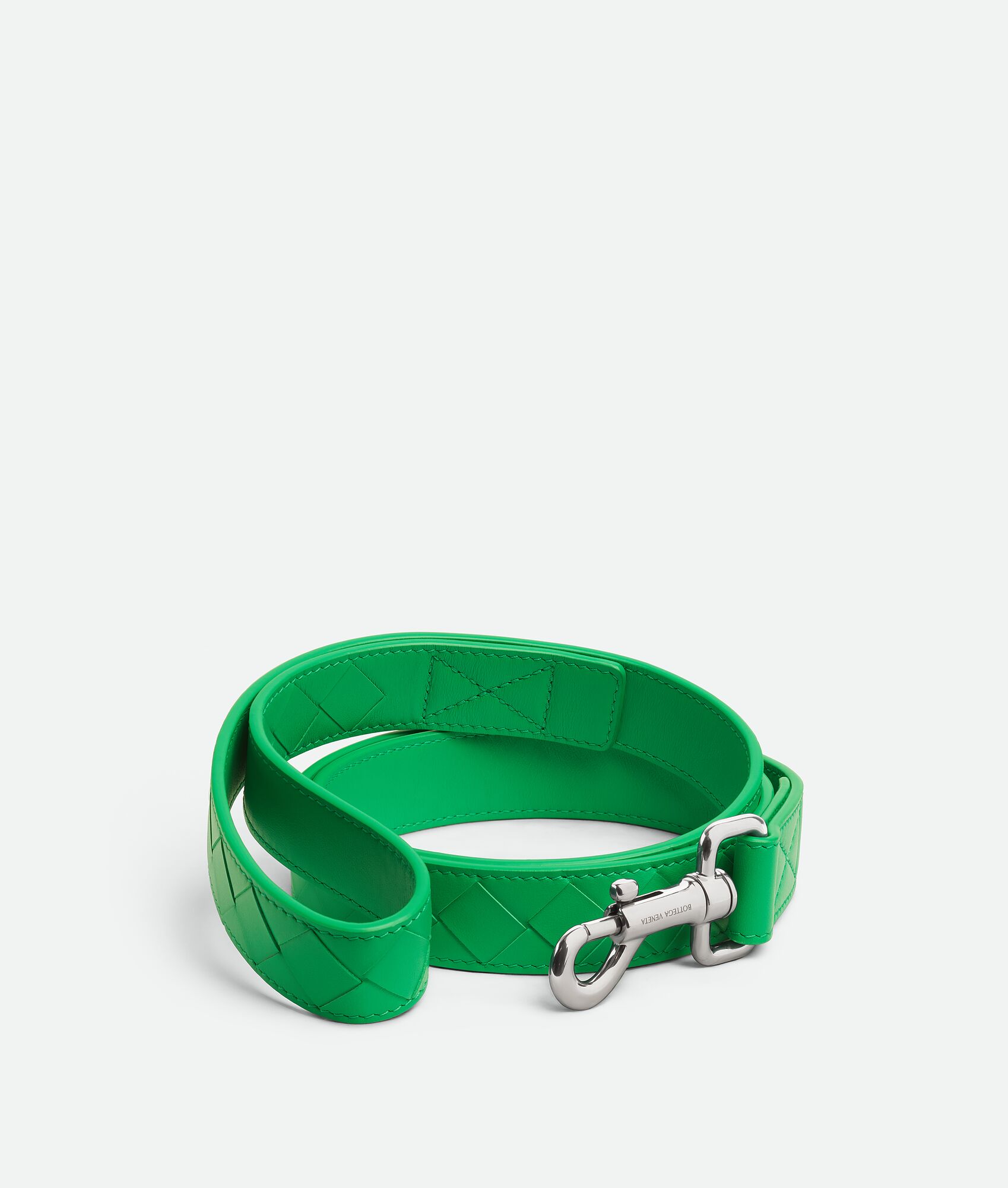 BOTTEGA VENETA 中号Intrecciato编织宠物狗牵引绳