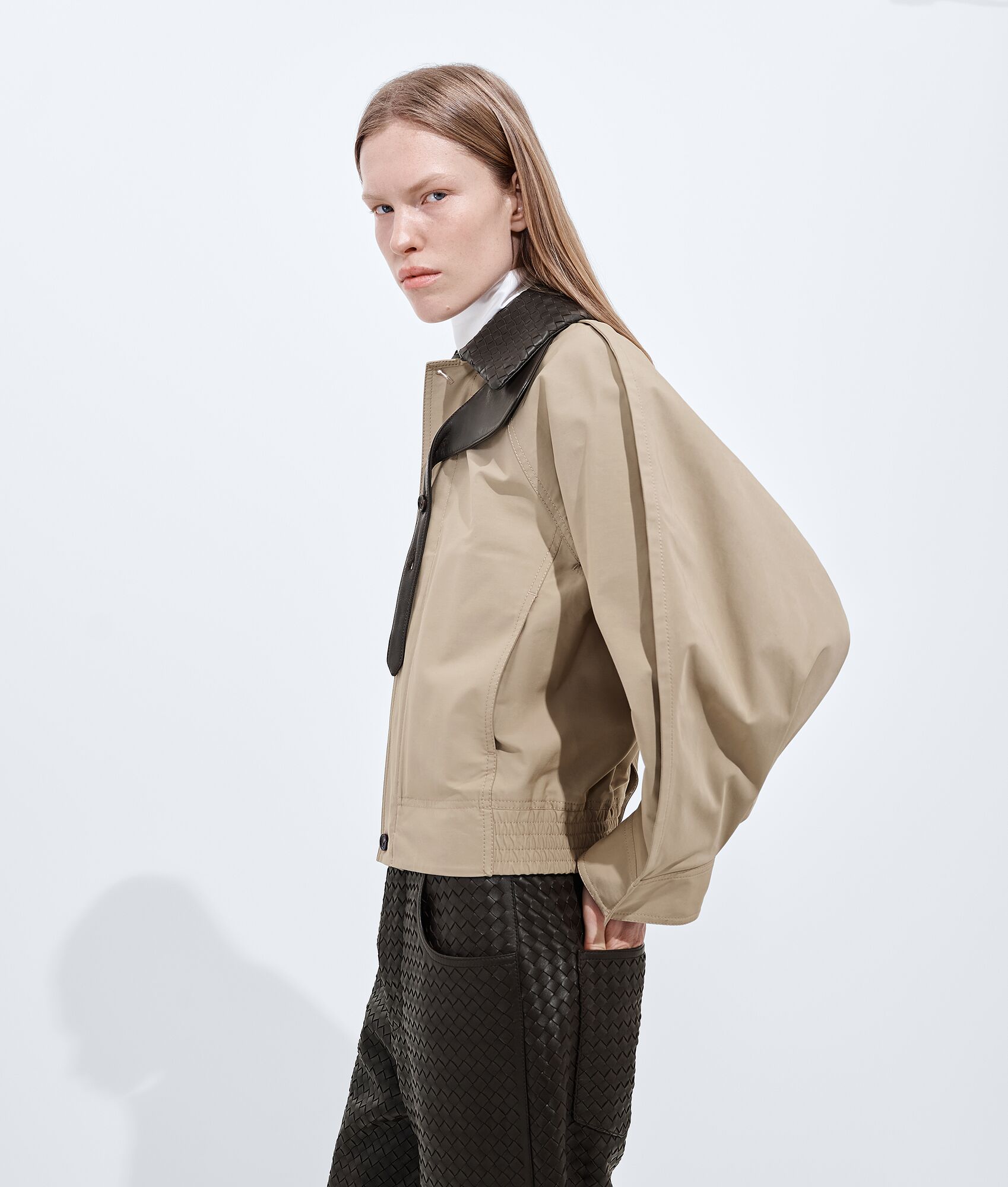 BOTTEGA VENETA 棉质束腰夹克