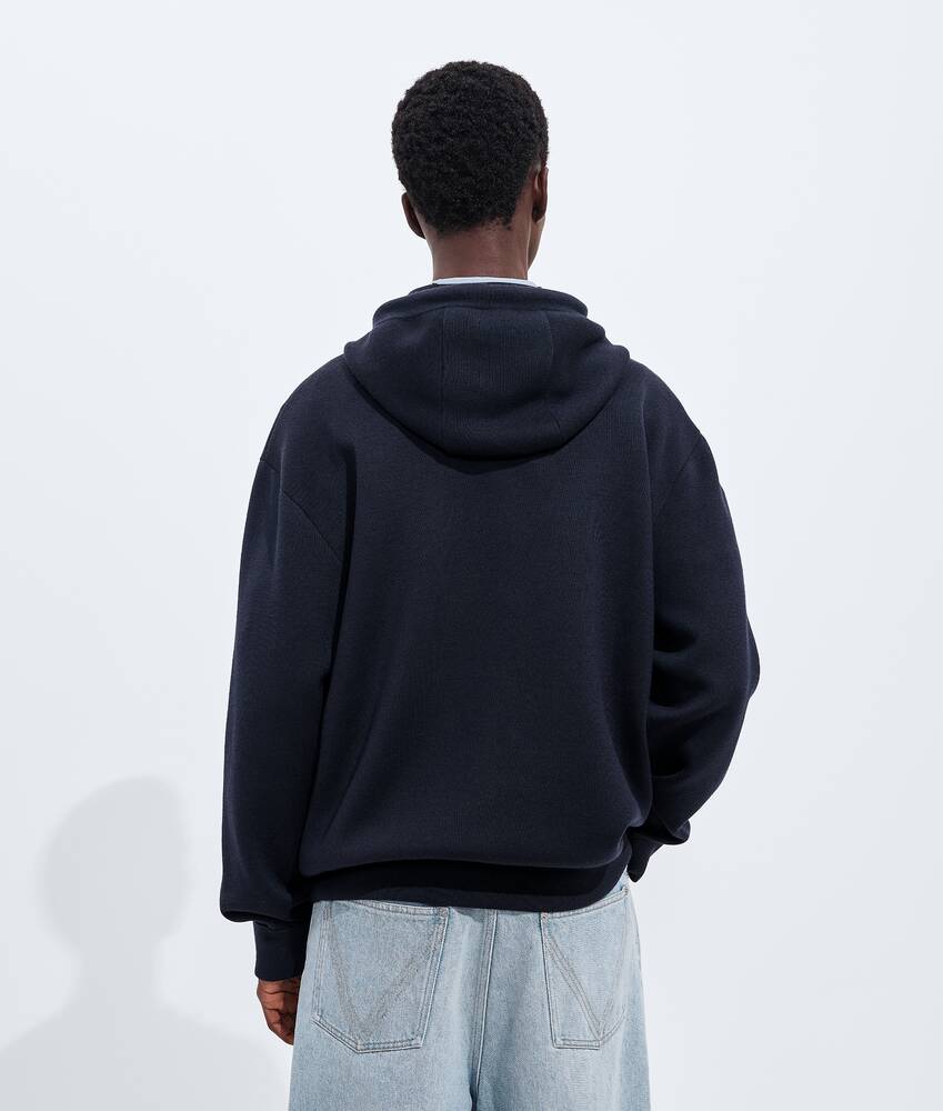 BOTTEGA VENETA 双层羊毛连帽衫 