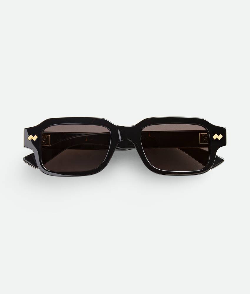 BOTTEGA VENETA Intrecciato编织长方形太阳眼镜