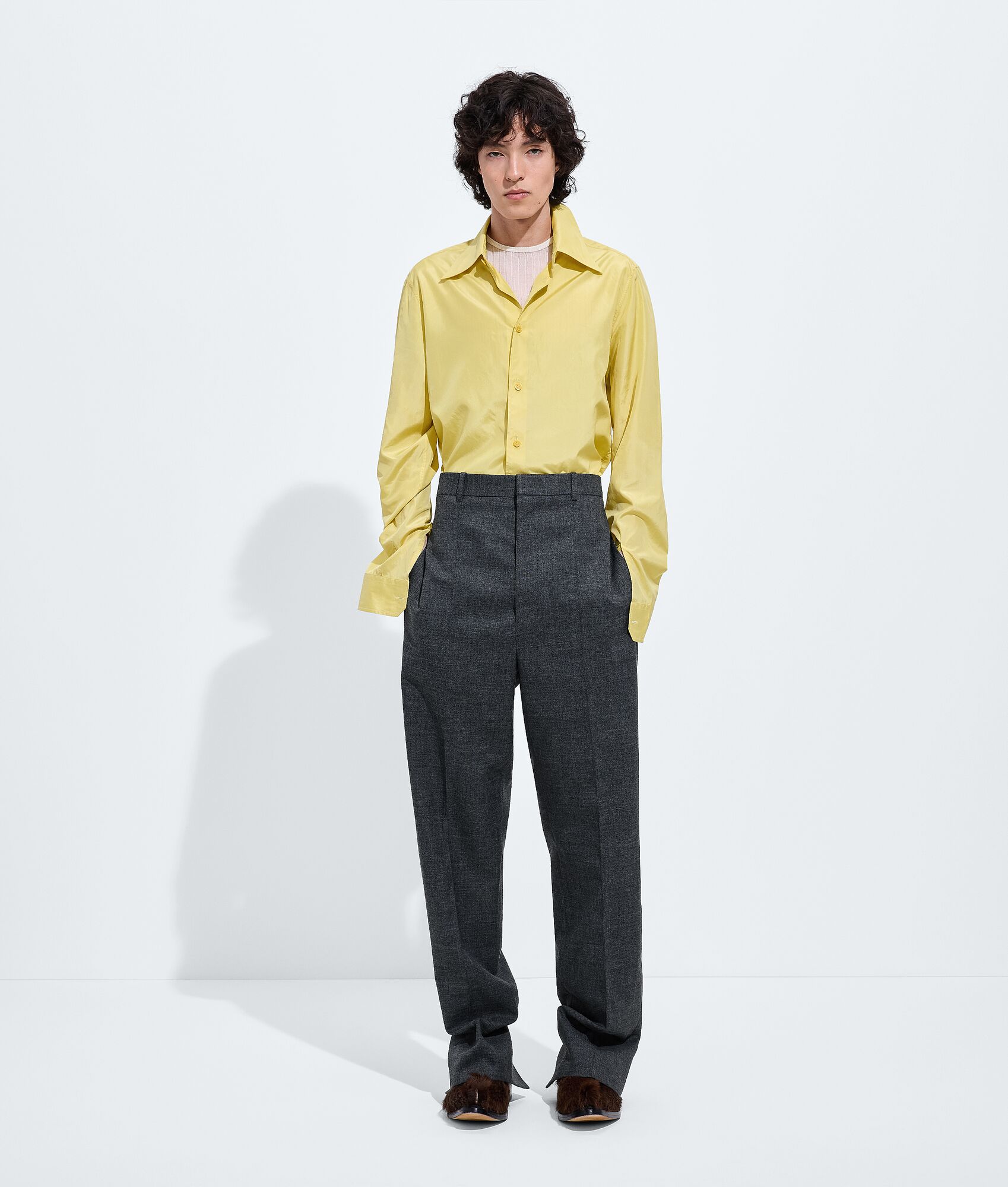 BOTTEGA VENETA 雪特兰羊毛长裤