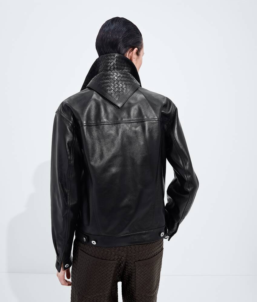 BOTTEGA VENETA 半亮面皮革夹克