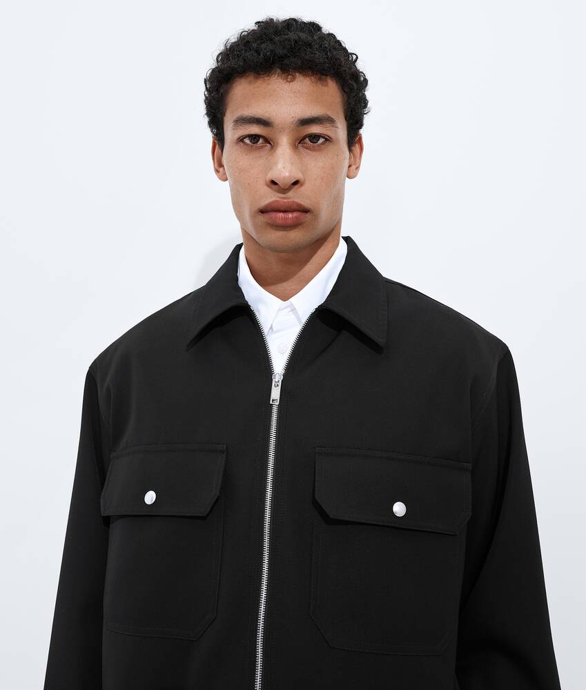 BOTTEGA VENETA 羊毛呢绒外套式衬衫
