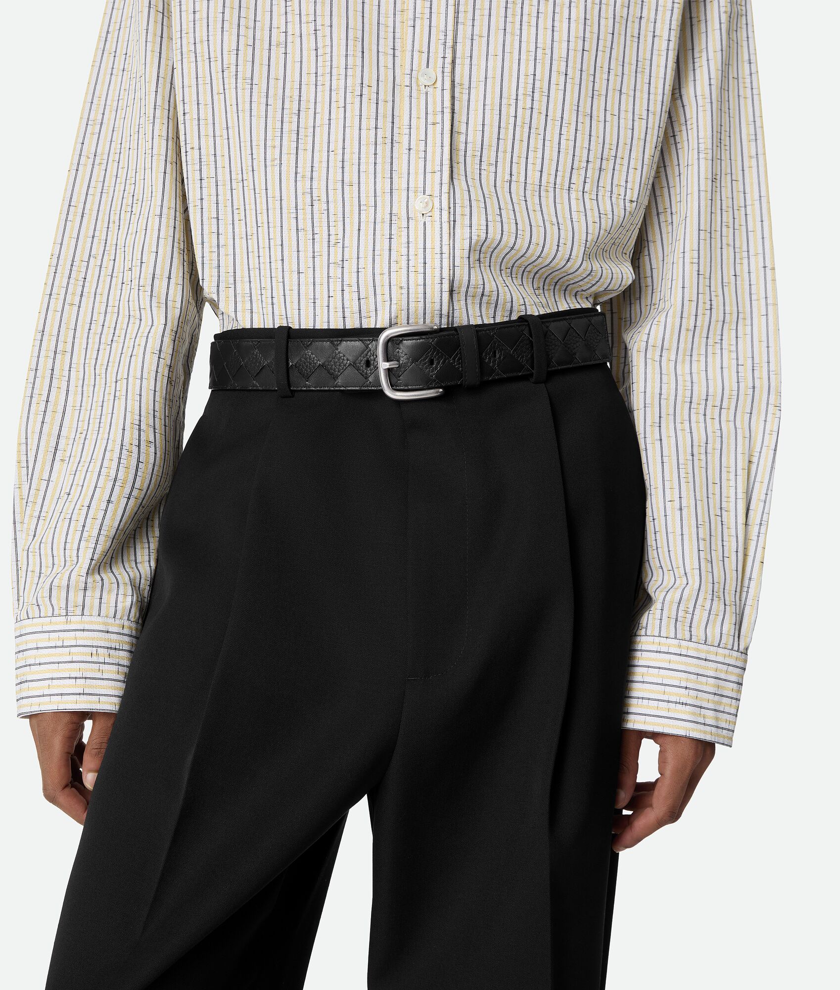 BOTTEGA VENETA Intrecciato编织腰带