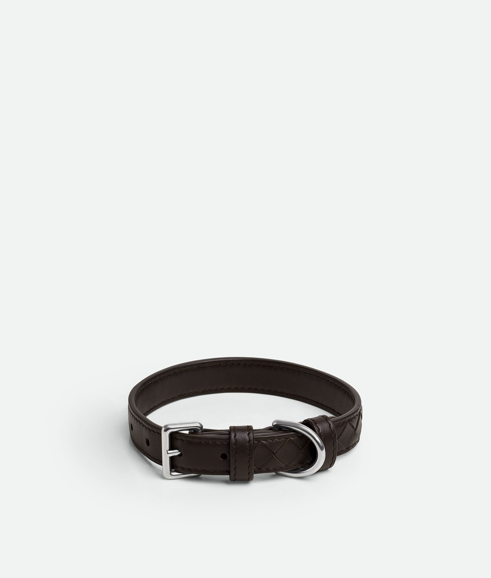 BOTTEGA VENETA 小号Intrecciato编织宠物狗项圈