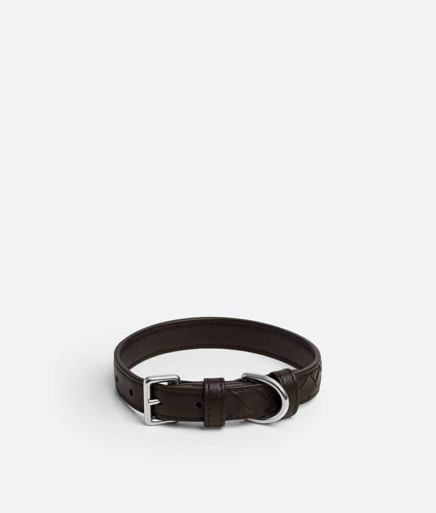 BOTTEGA VENETA 小号Intrecciato编织宠物狗项圈