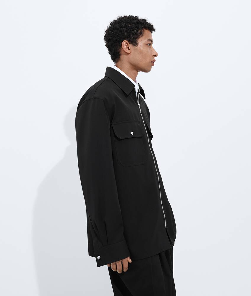 BOTTEGA VENETA 羊毛呢绒外套式衬衫