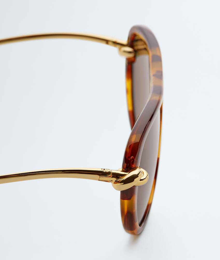 BOTTEGA VENETA Knot飞行员太阳眼镜