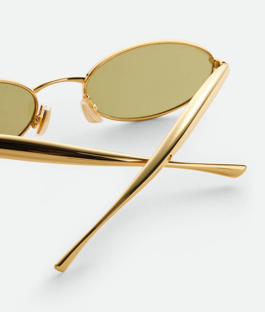 BOTTEGA VENETA Sardine椭圆形太阳眼镜