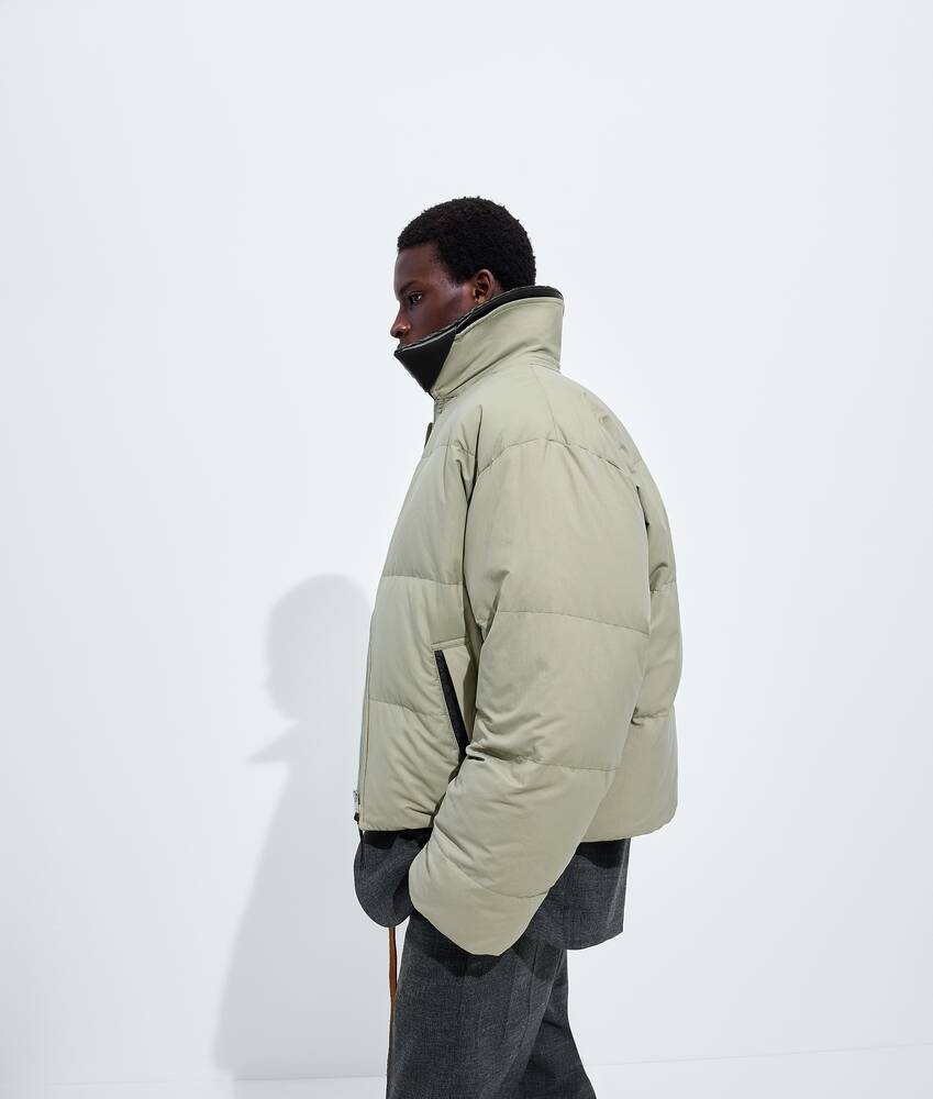BOTTEGA VENETA 棉质配尼龙斜纹羽绒夹克