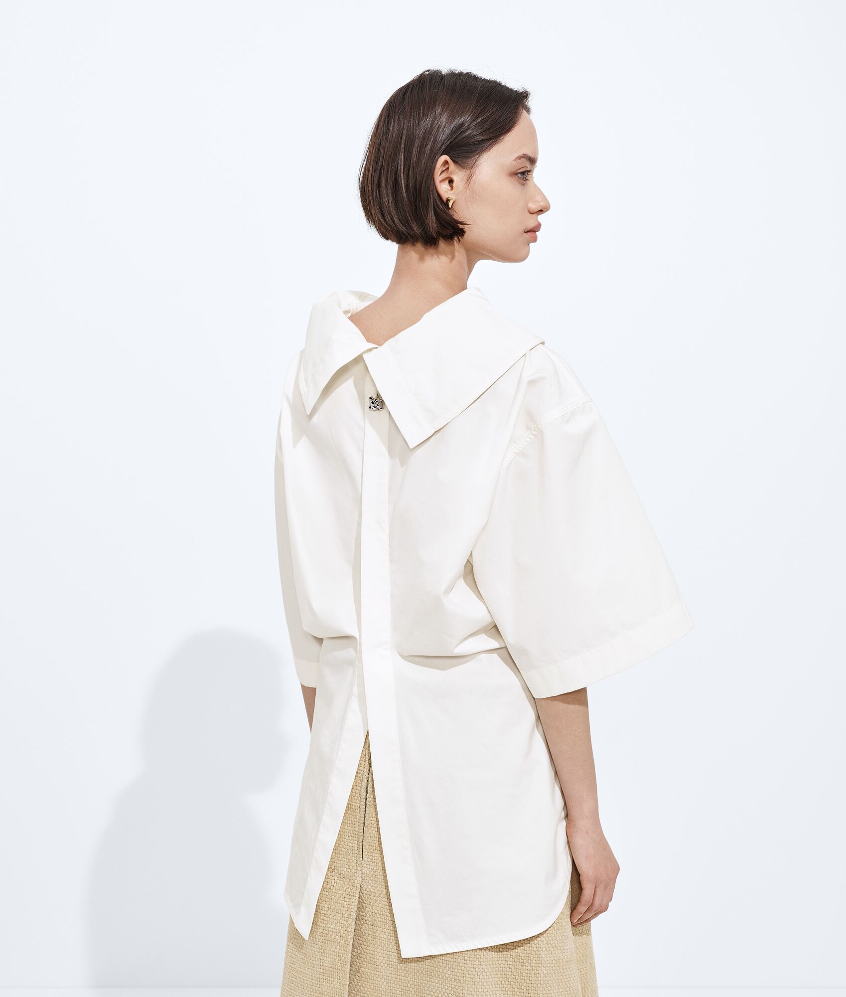 BOTTEGA VENETA 紧致棉布上衣