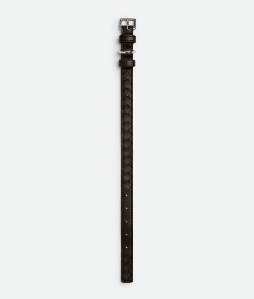 BOTTEGA VENETA 小号Intrecciato编织宠物狗项圈