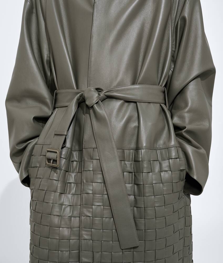 BOTTEGA VENETA 皮革大衣 