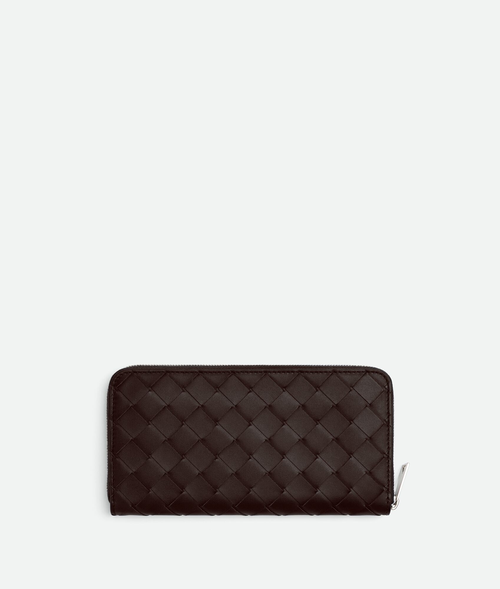 BOTTEGA VENETA Intrecciato编织环绕式拉链钱包