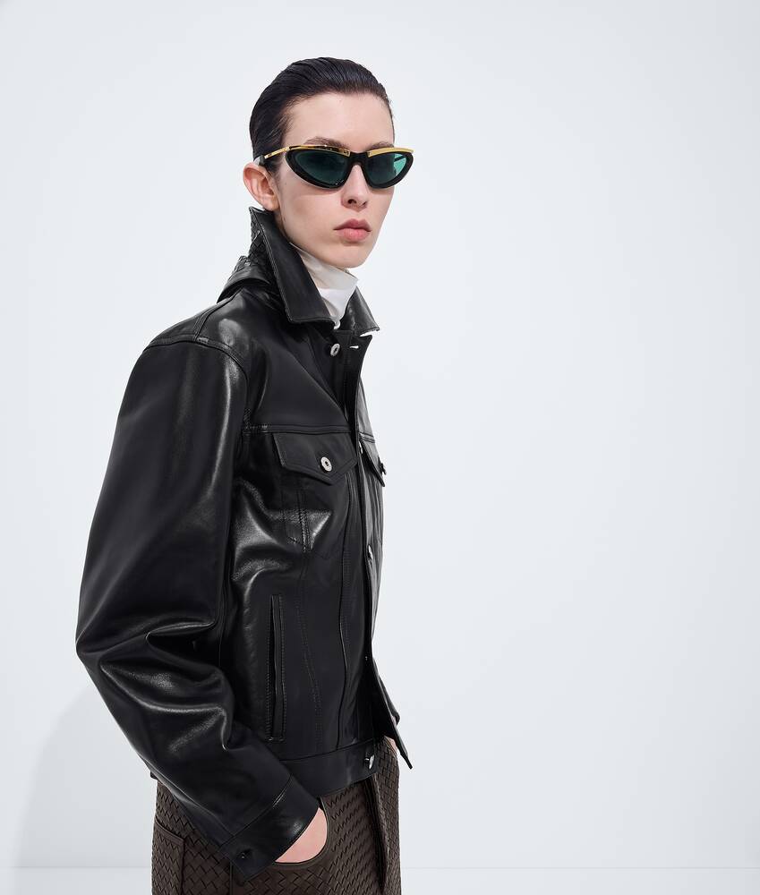 BOTTEGA VENETA 半亮面皮革夹克