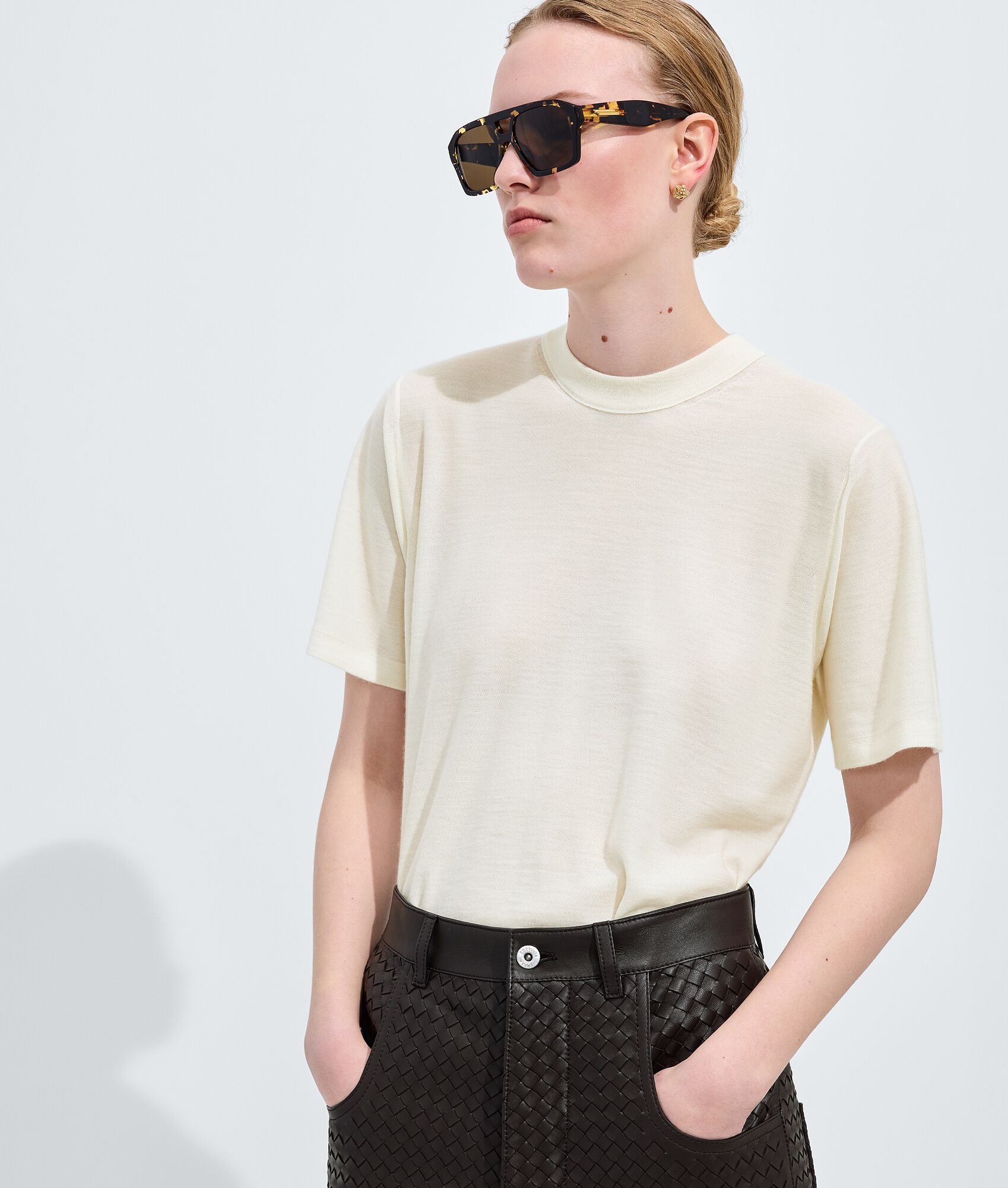 BOTTEGA VENETA 山羊绒T恤
