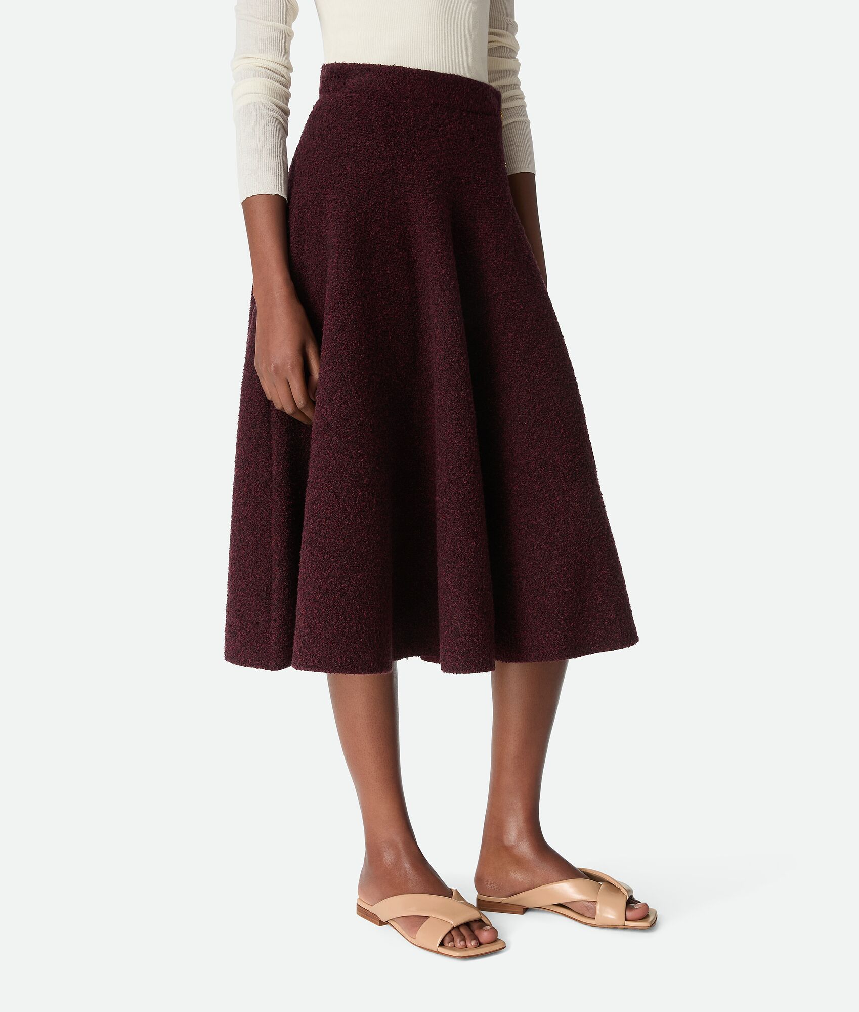 BOTTEGA VENETA 女士Riva平底穆勒鞋
