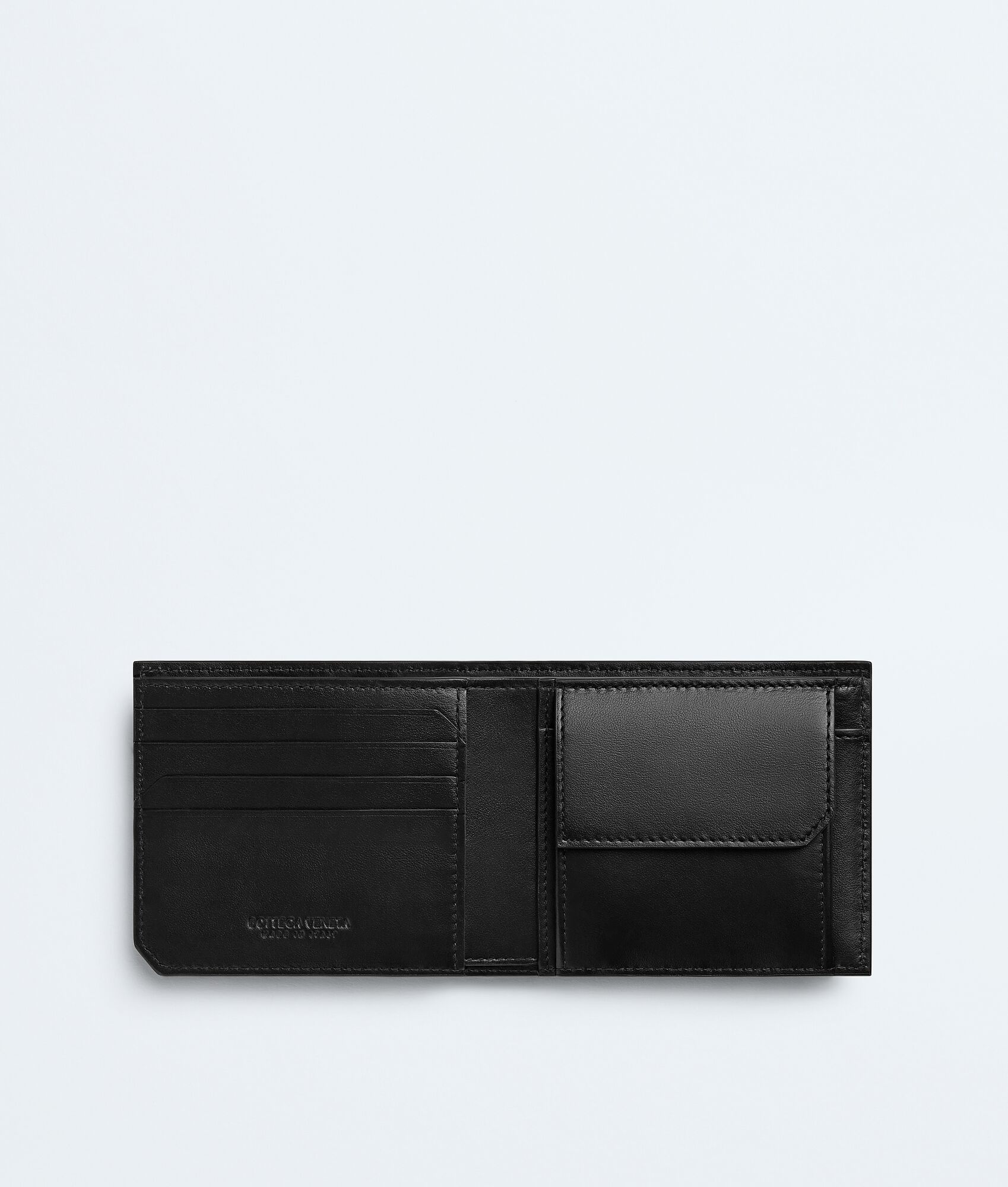 BOTTEGA VENETA Intrecciato编织Piccolo双折钱包配零钱包