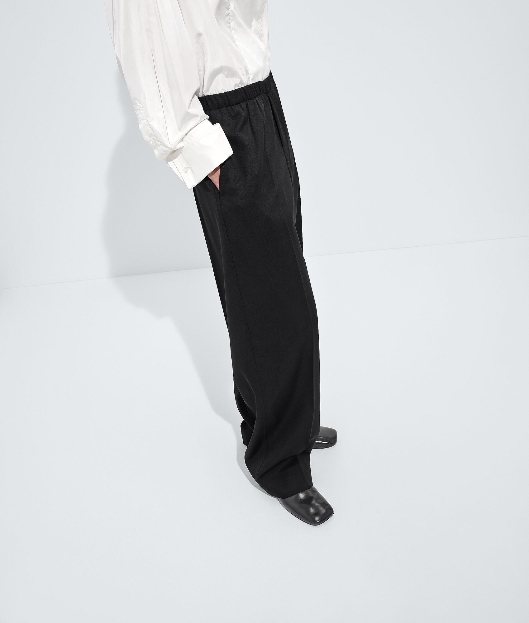 BOTTEGA VENETA 羊毛呢绒长裤