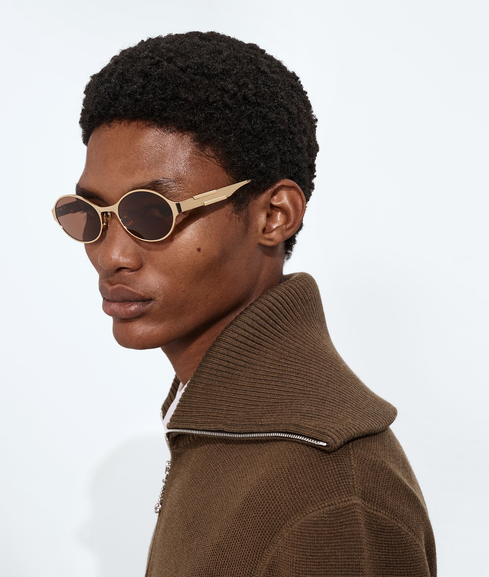 BOTTEGA VENETA Dash椭圆形太阳眼镜