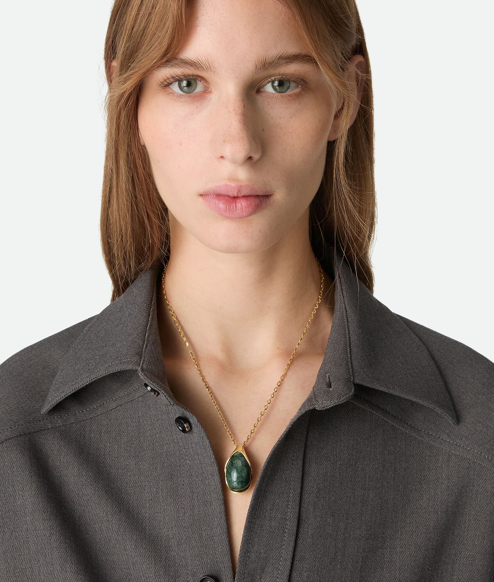 BOTTEGA VENETA Drop Marble吊坠项链